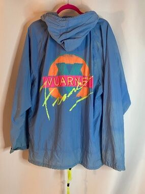 Vintage Vuarnet 90's Neon Windbreaker Jacket, XL